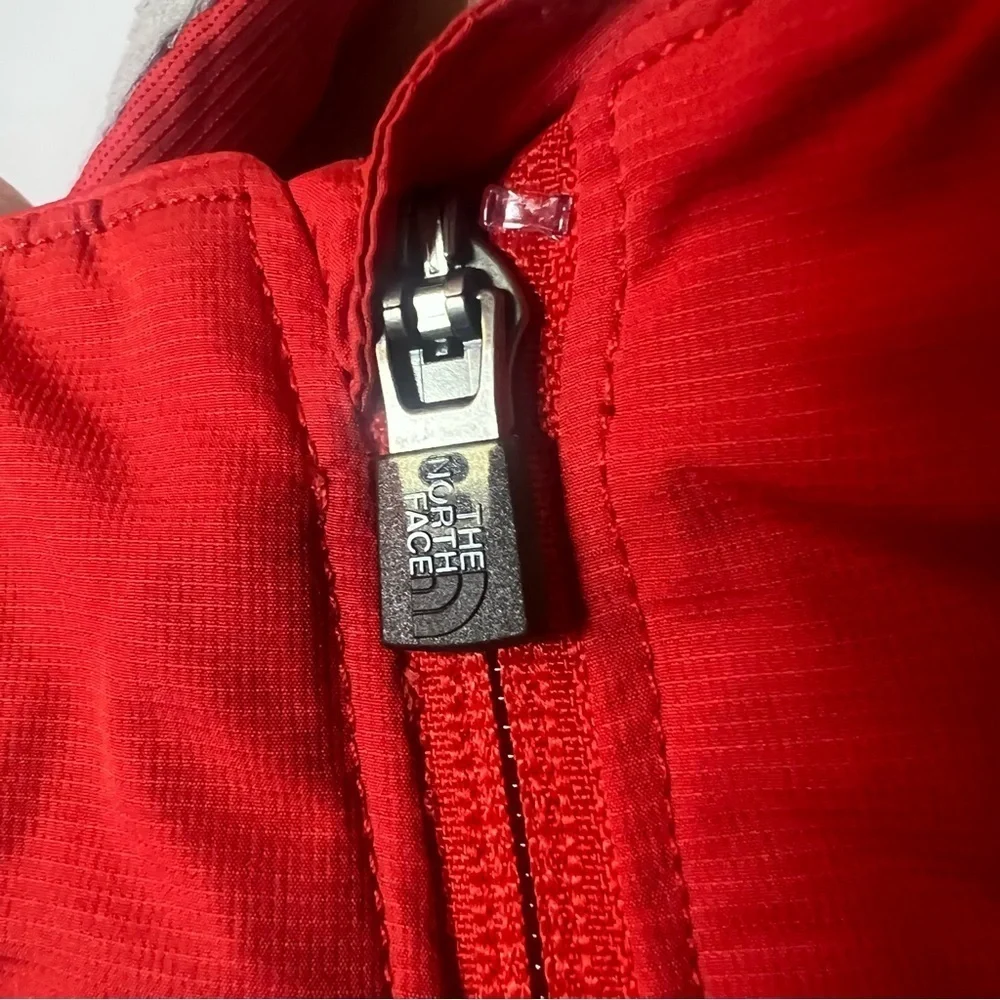 The North Face Flight Series Full Zip Jacket Mens M Red/Gray Lightweight Running